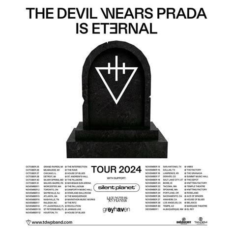 the devil wears prada 2019 tour setlist|devil wears Prada live.